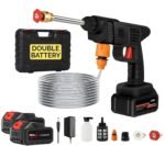 48V Cordless Gun For Car Wash with3 in 1 Nozzle,Hose,PipeBattery,Foam Can Pressure Washer