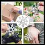 18-in-1 Steel, Multi-Tool Keychain, Screwdriver , Camping & Hiking Gym & Fitness TOOL KIT