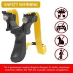 Slingshot Set,Sling Shot with 3Pcs Band & Sighting Device,High Precision Alloy Slingshot,Outdoor Games for Adults,Beginner & Youth - Image 2