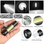 4000LM Waterproof Mini Flashlight Built in Battery USB Charging - Image 2