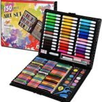 150-Piece Art Supplies Set for Kids | Crayons, Watercolor Markers