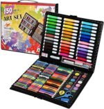150-Piece Art Supplies Set for Kids | Crayons, Watercolor Markers