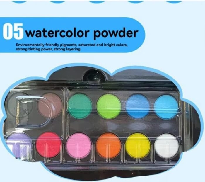 150-Piece Art Supplies Set for Kids | Crayons, Watercolor Markers - Image 7