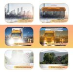 2 in 1 Universal Car Sun Visor Extender Anti Glare Blocker HD Day Night Driving Visor - Image 7