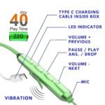 Jazz Series NK01 in-Ear Neckband: 220 Mah Battery. - Image 3