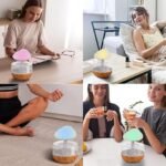 Humidifier for Home, Cloud Rain Diffuser, Snuggle Cloud, Light Humidifier Portable Room Air Purifier  (multicolor) - Image 2
