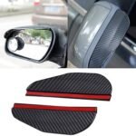 Mirror Rain Visor, Rear View Mirror Rain Eyebrows Smoke Guard Rear View Side Mirror (Pair 1)