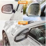 Mirror Rain Visor, Rear View Mirror Rain Eyebrows Smoke Guard Rear View Side Mirror (Pair 1) - Image 7
