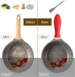 Stainless Steel Pan Cleaning Brush | Kitchen Brush | Pan Scrubber | Wok Brush | Pot Scrubber | Dishes Scrub Brush | Steel Scrubbers for Cleaning Dishes | Steel Wool Scrubber with Handle | Steel Scrubber | Steel Scrubber Brush - Image 7