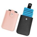 Slim Leather Pull-Out Card Holder Wallet for Men and Women, (Multicolor) - Image 2