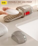 plastic Travel Soap Case, Leakproof Soap Container with Lid - Image 3