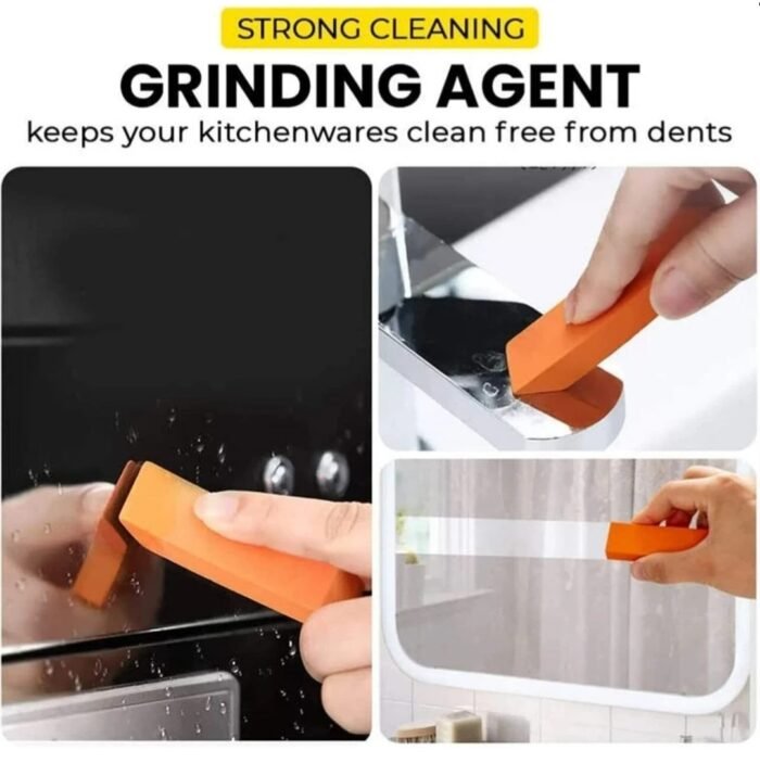 KitchEase All Purpose Cleaner Rust Remover Limescale Eraser | Stain Eraser - 1 Pc, Orange  (80 g) - Image 3